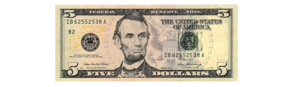 US 5 dollars