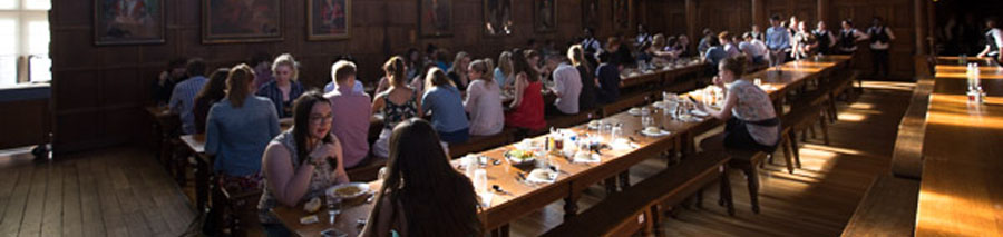 Gonville and Caius college dinner